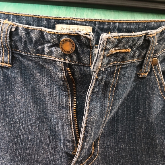 St John's Bay Petite Stretchboot Boot Cut Jeans Size 10p - Picture 5 of 8